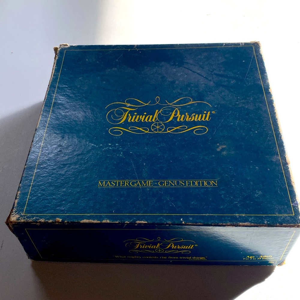 Vintage Trivial Pursuit Genus Edition
